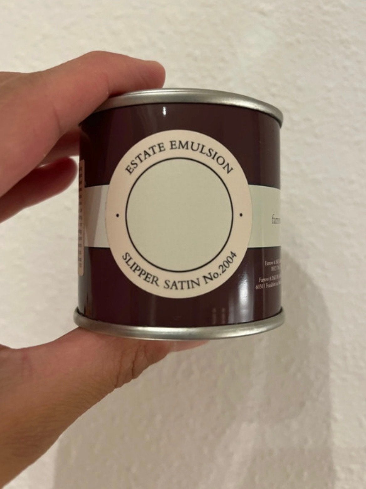Farrow & Ball testers - School House White en Slipper Sati, Wit, Nieuw, Ophalen of Verzenden, Verf