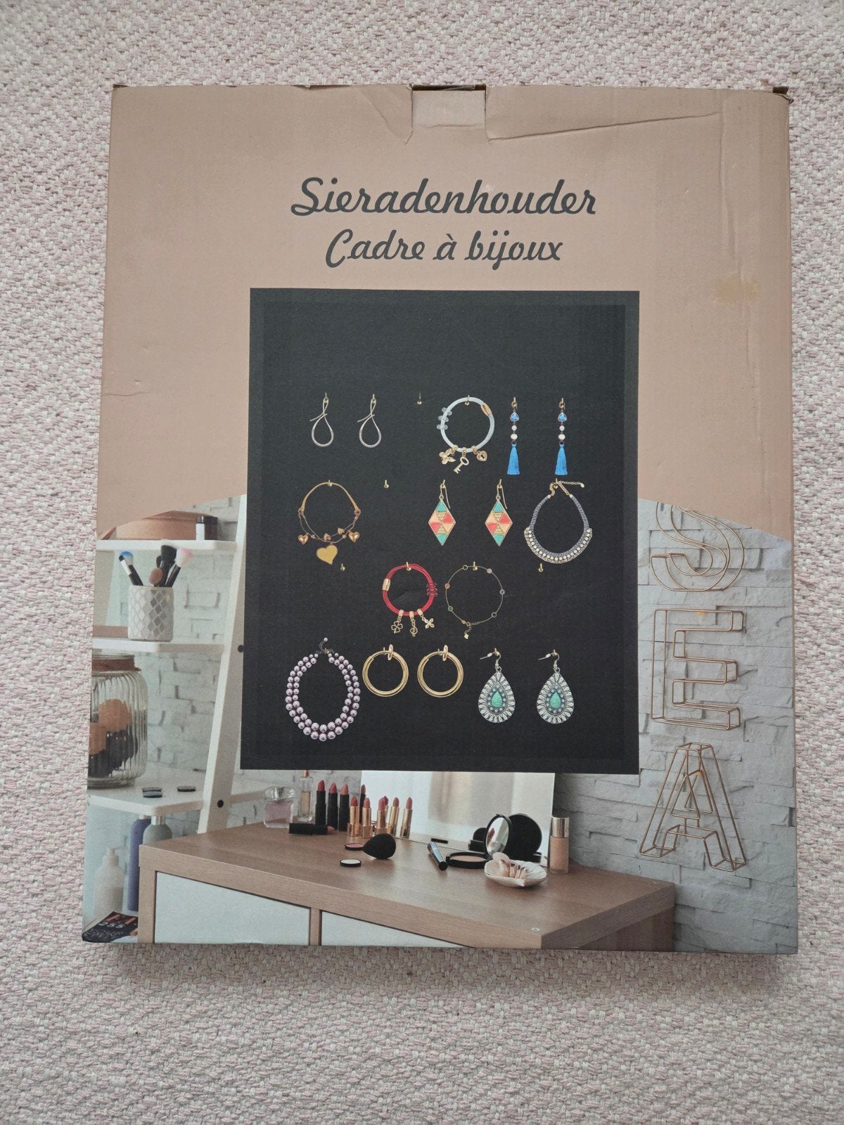 Nieuw sieradenrek / sieradenhouder - Zwart, Ophalen of Verzenden, Nieuw, Zwart, Metaal