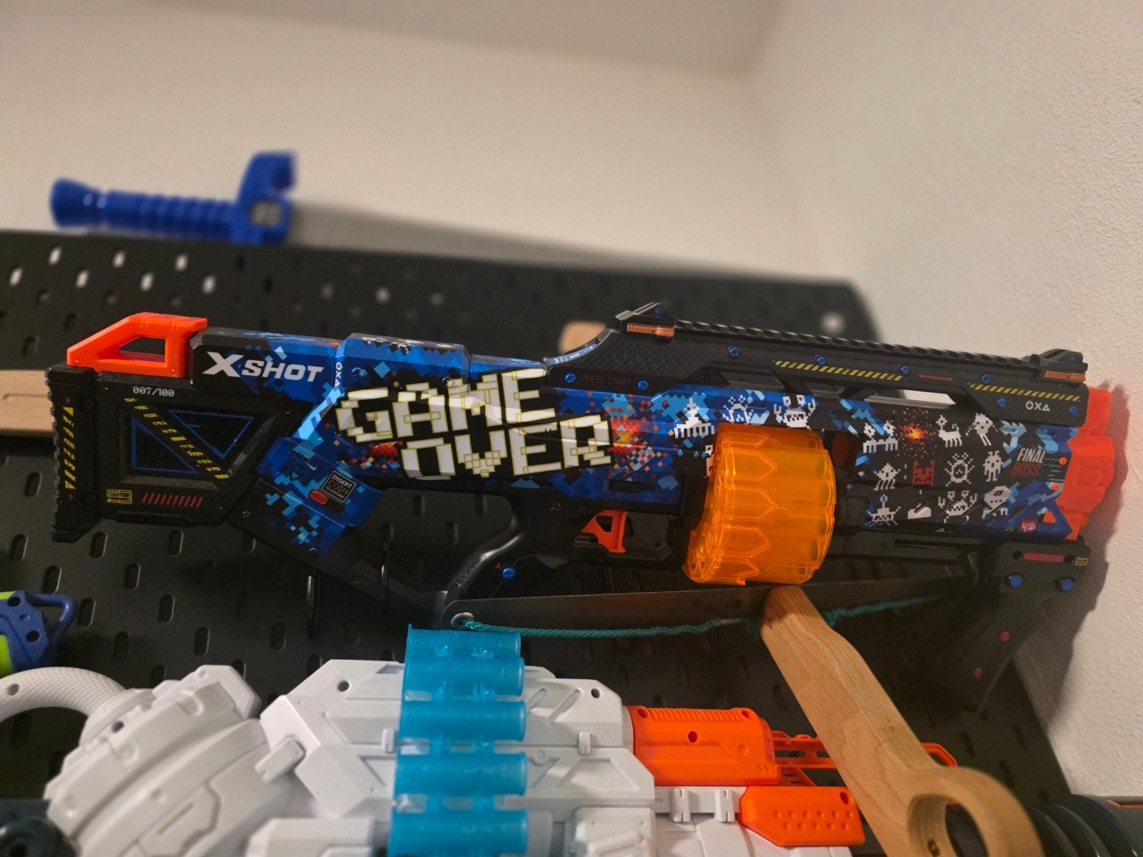 Grote collectie Nerf en X-Shot blasters met accessoires, Ophalen, Gebruikt, Jongen of Meisje