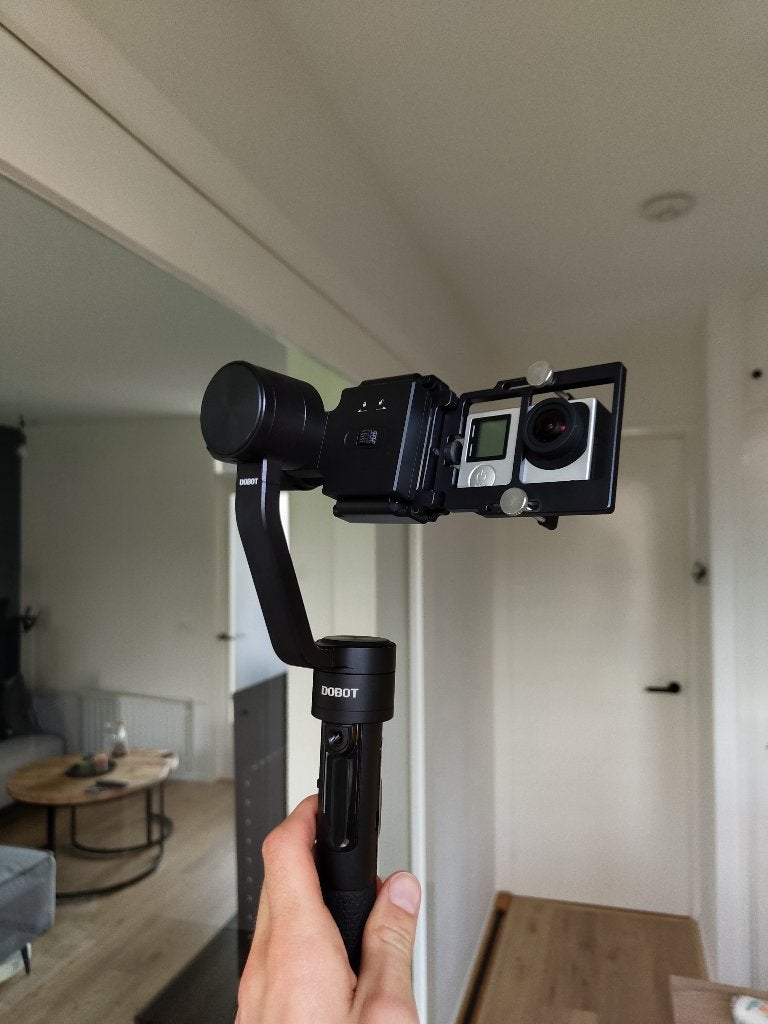 Dobot rigiet smartphone/sport action camera stabilizer zwart, Audio, Tv en Foto, Met balhoofd, Overige merken, Gimbal, Ophalen of Verzenden