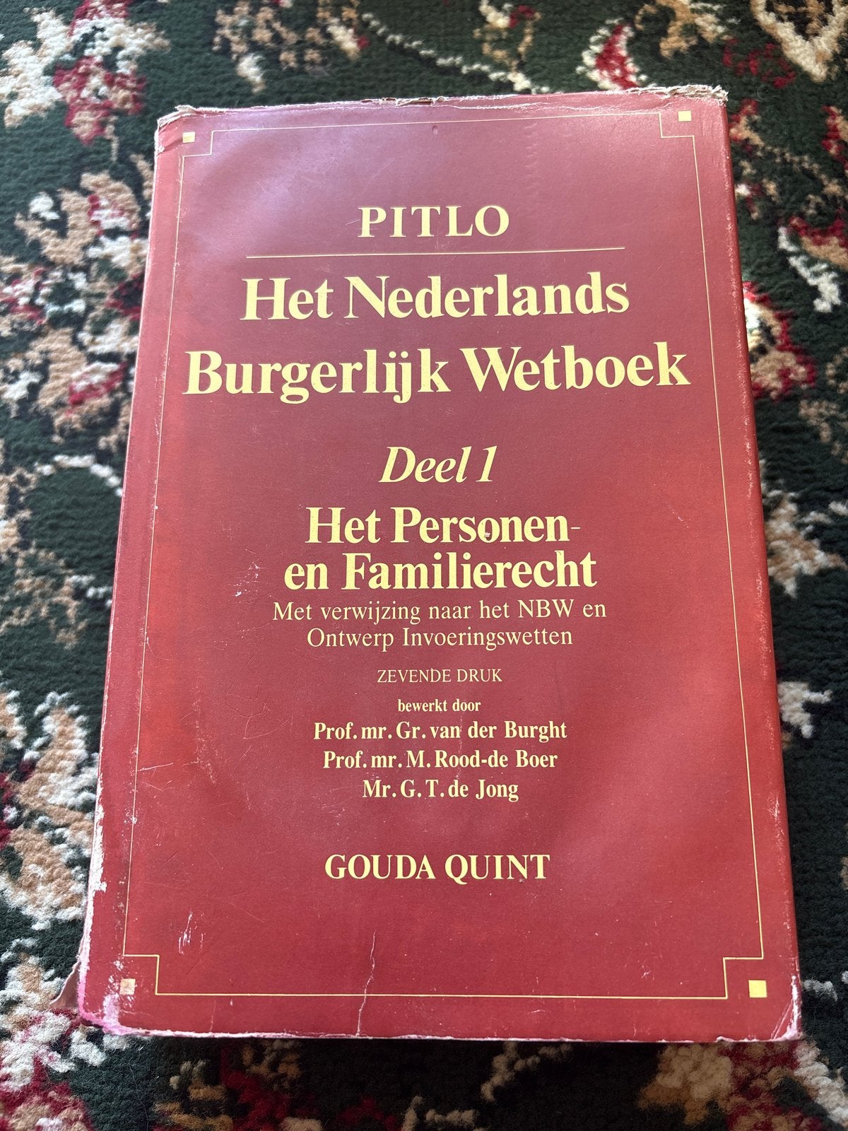 Pitlo: Het Nederlands Burgerlijk Wetboek Deel 1, Ophalen of Verzenden, Gamma, Gelezen, WO