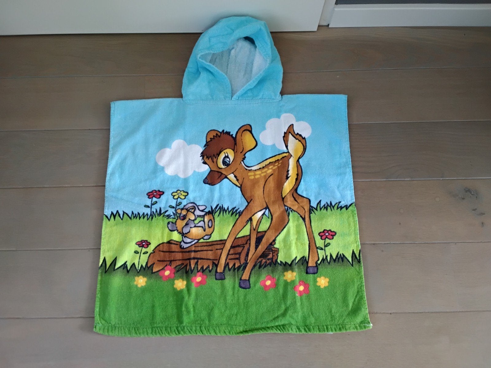 Bambi Poncho Handdoek met Capuchon, Ophalen of Verzenden, Zo goed als nieuw, Disney, Jongetje of Meisje
