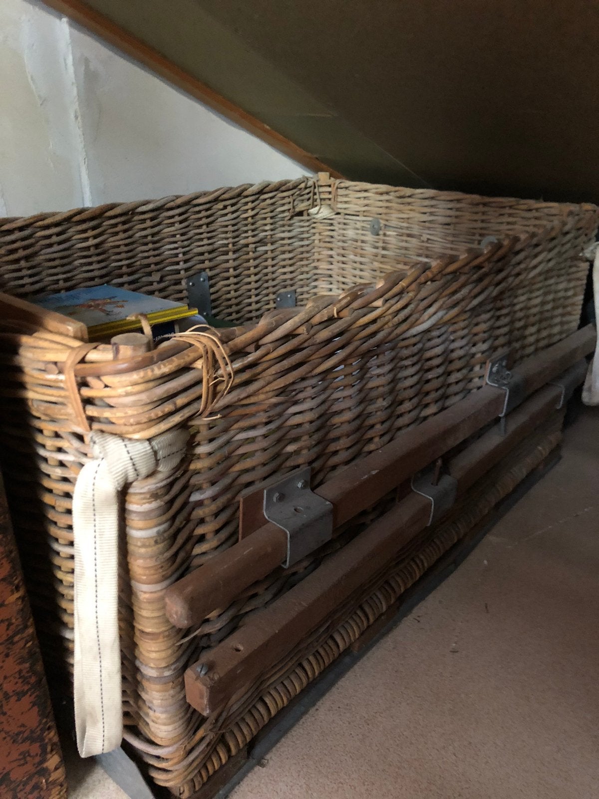 Rieten mand, Huis en Inrichting, Ophalen, Zo goed als nieuw, 50 tot 100 cm, 50 tot 75 cm