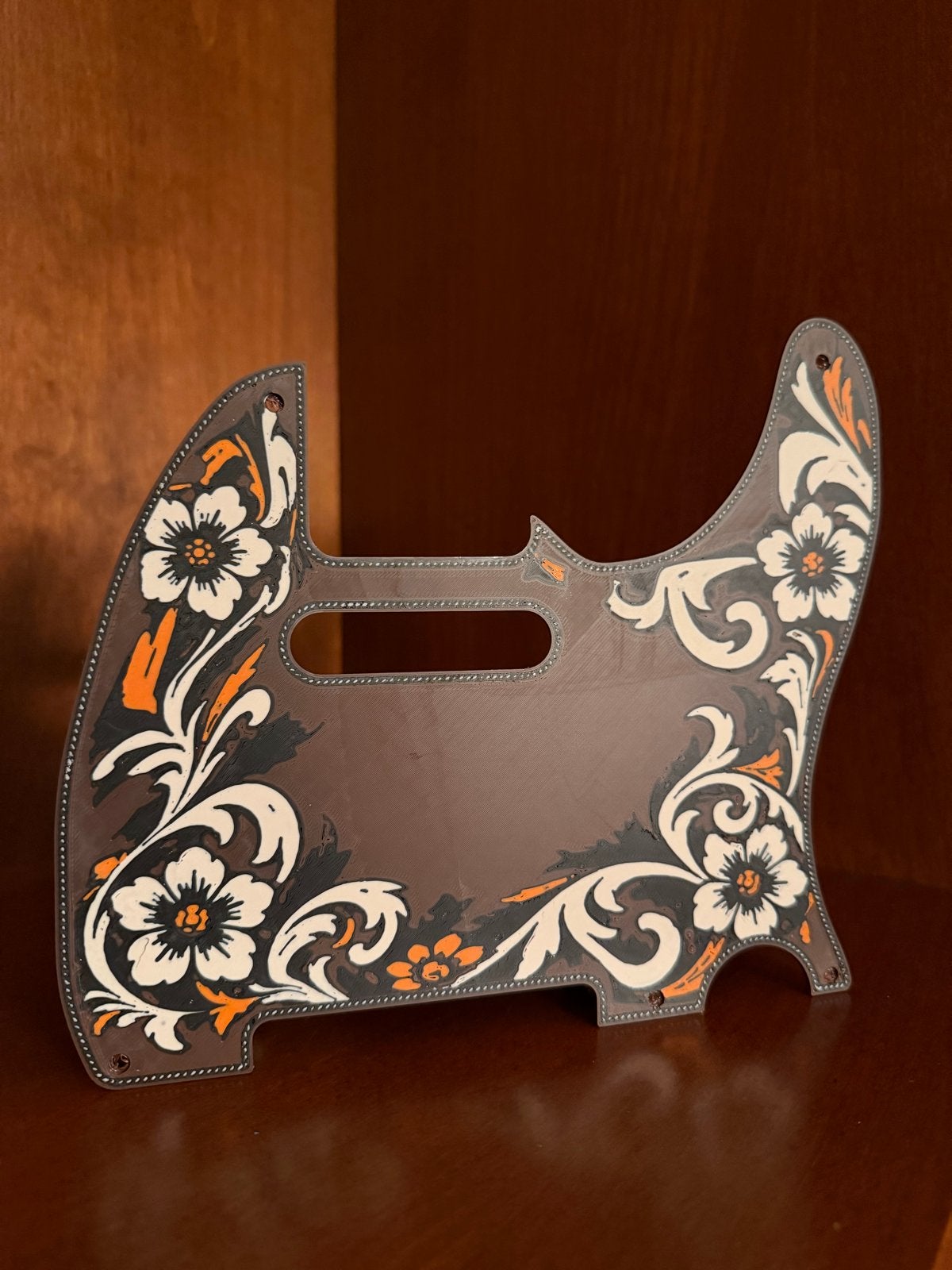 Telecaster Custom Slagplaat 'Saddle Bloom' - Eigen Ontwerp, Ophalen of Verzenden, Nieuw, Elektrische gitaar