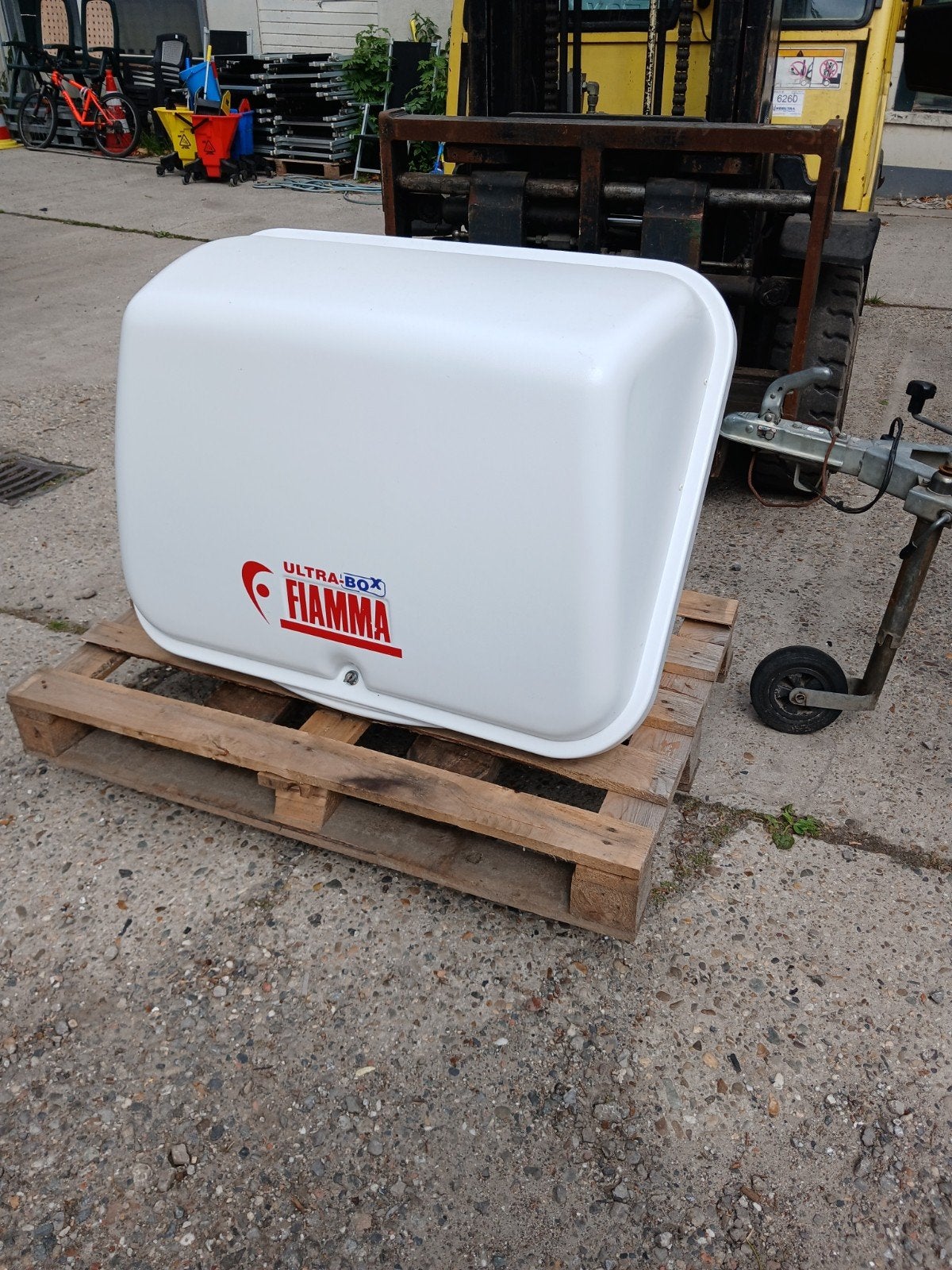 Fiamma Ultra Box achterop camper, Ophalen, Gebruikt