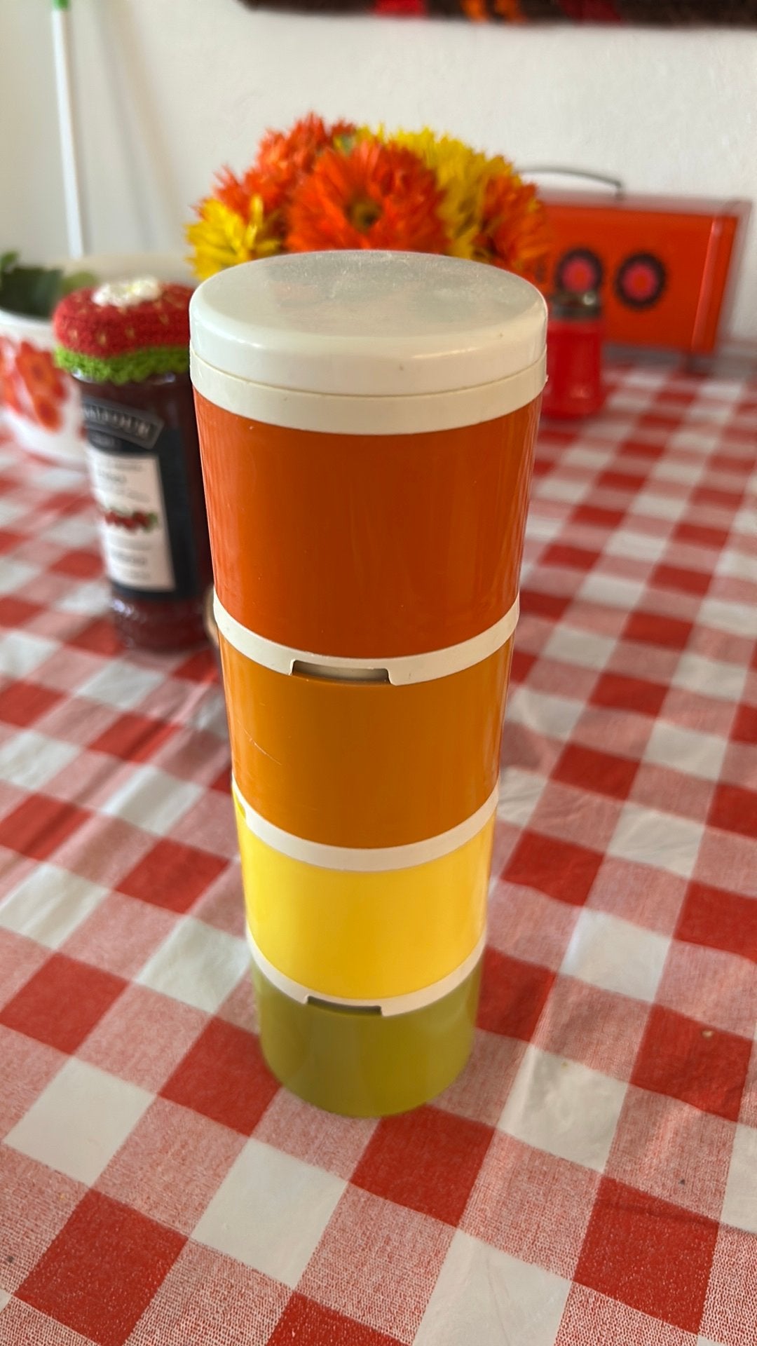 Vintage tupperware kruidenpotjes, Antiek en Kunst, Ophalen