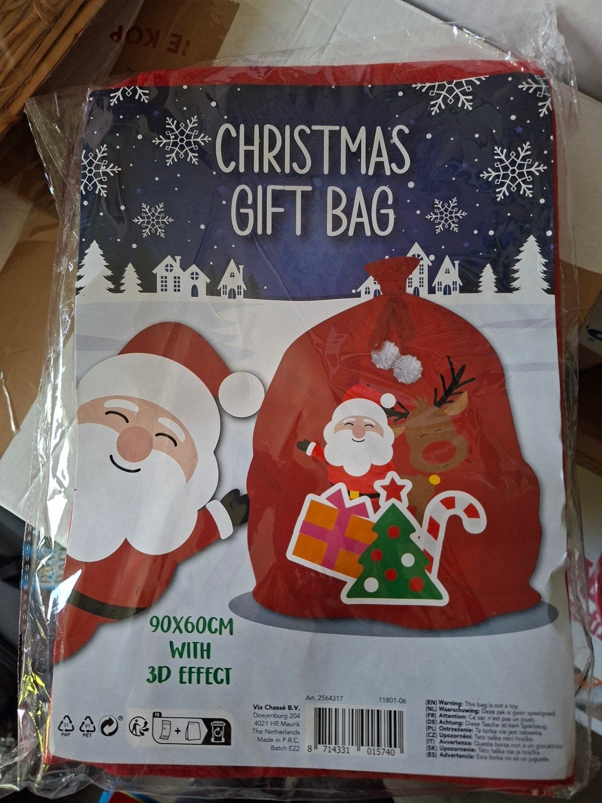 kado kerst zak, Ophalen of Verzenden, Nieuw