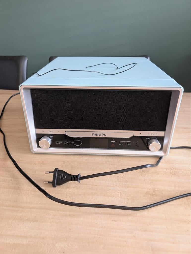 Philips OTT2000/12 Retro Platenspeler met Bluetooth, Ophalen, Philips, Gebruikt, Automatisch
