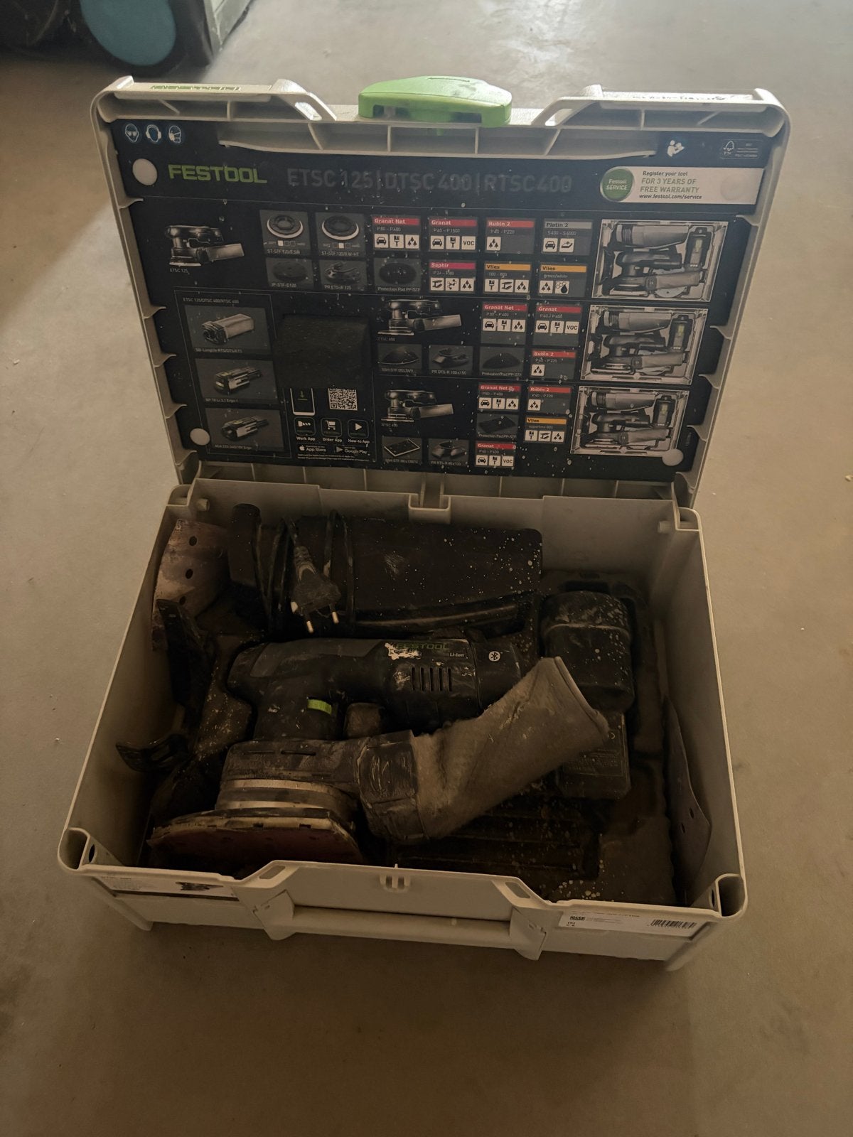 Festool Accu Schuurmachine, Ophalen, Gebruikt, Minder dan 600 watt, Excentrische schuurmachine