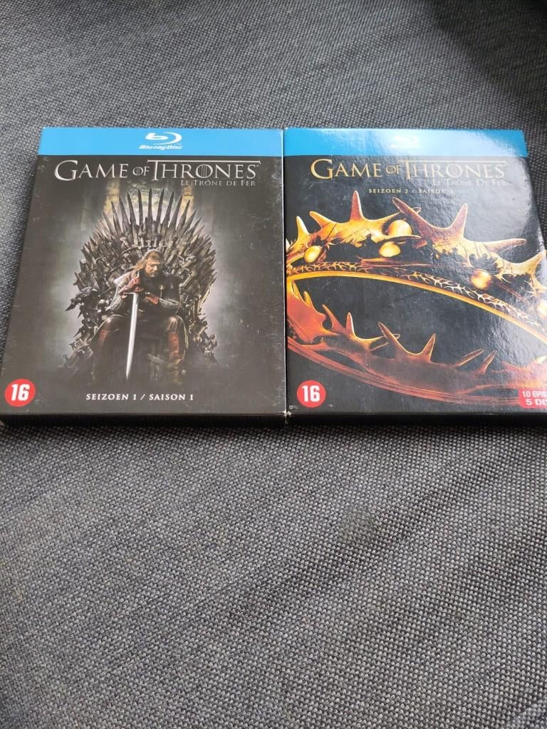 Game of Thrones seizoen 1&2 op blu-ray, Ophalen of Verzenden, Zo goed als nieuw, Tv en Series