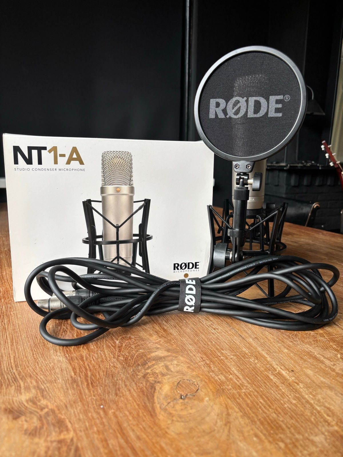 RØDE NT1-A Studio Condensatormicrofoon, Ophalen of Verzenden, Zo goed als nieuw, Studiomicrofoon