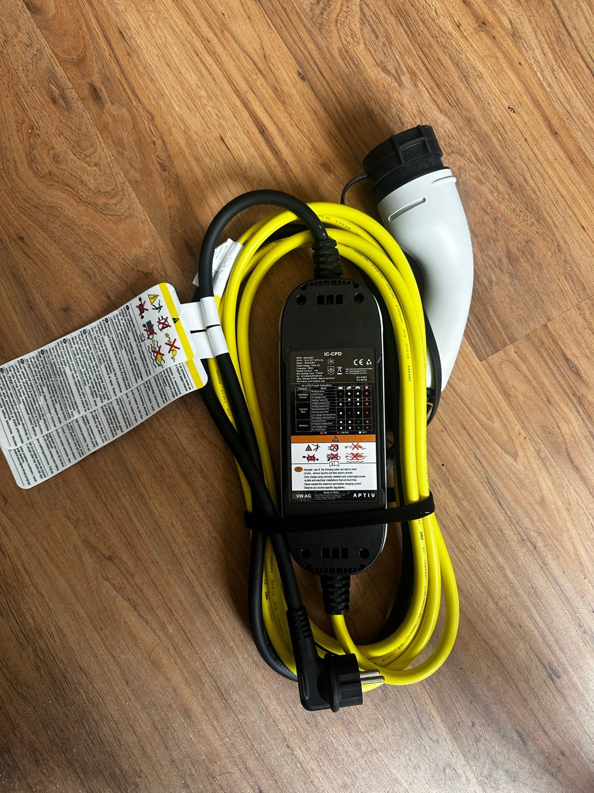 Originele VW AG IC-CPD thuis Laadkabel type 2, Ophalen of Verzenden, Zo goed als nieuw, Laadkabel