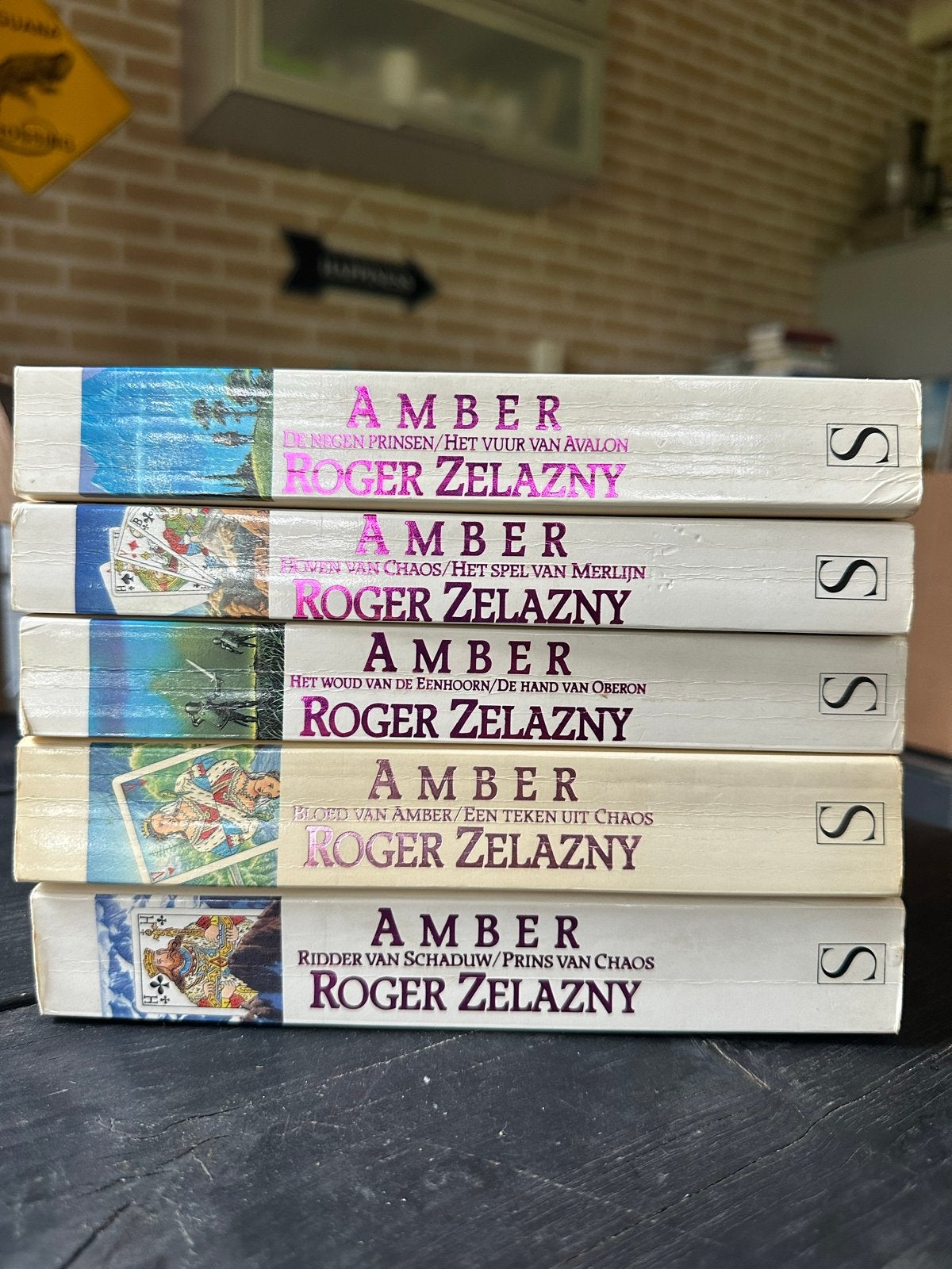 Roger Zelazny - Amber reeks (5 boeken), Ophalen of Verzenden, Gelezen