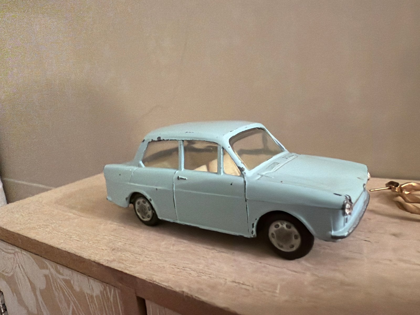 Lion Car DAF 33 - Lichtblauwe Miniatuur Auto, Overige merken, Gebruikt, Lion car, Ophalen of Verzenden