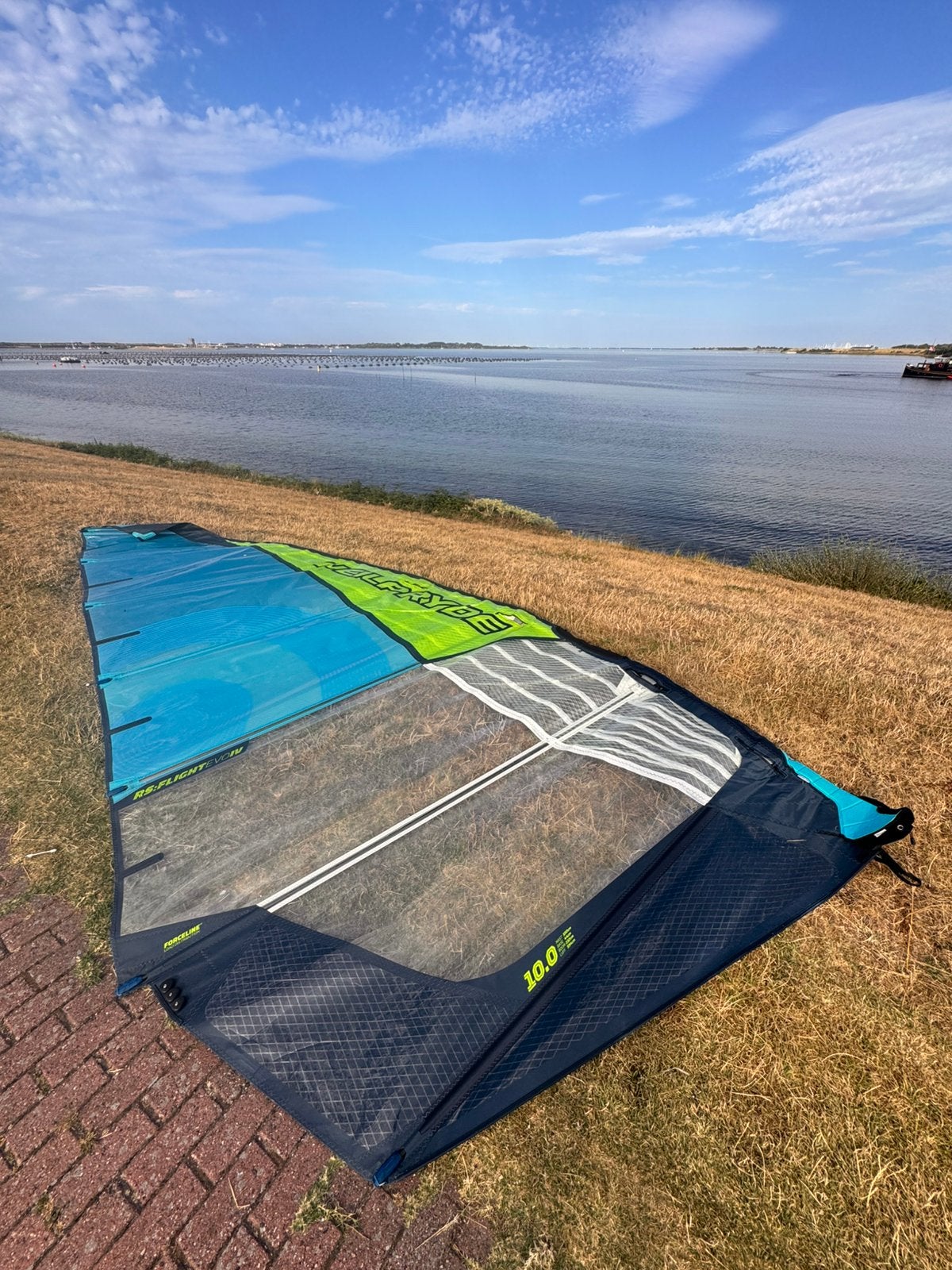 NeilPryde RS:FLIGHTEVOIV 10.0m2 windsurfzeil - Zo goed als n, Ophalen, Gebruikt, 8 m² of meer, Neilpryde