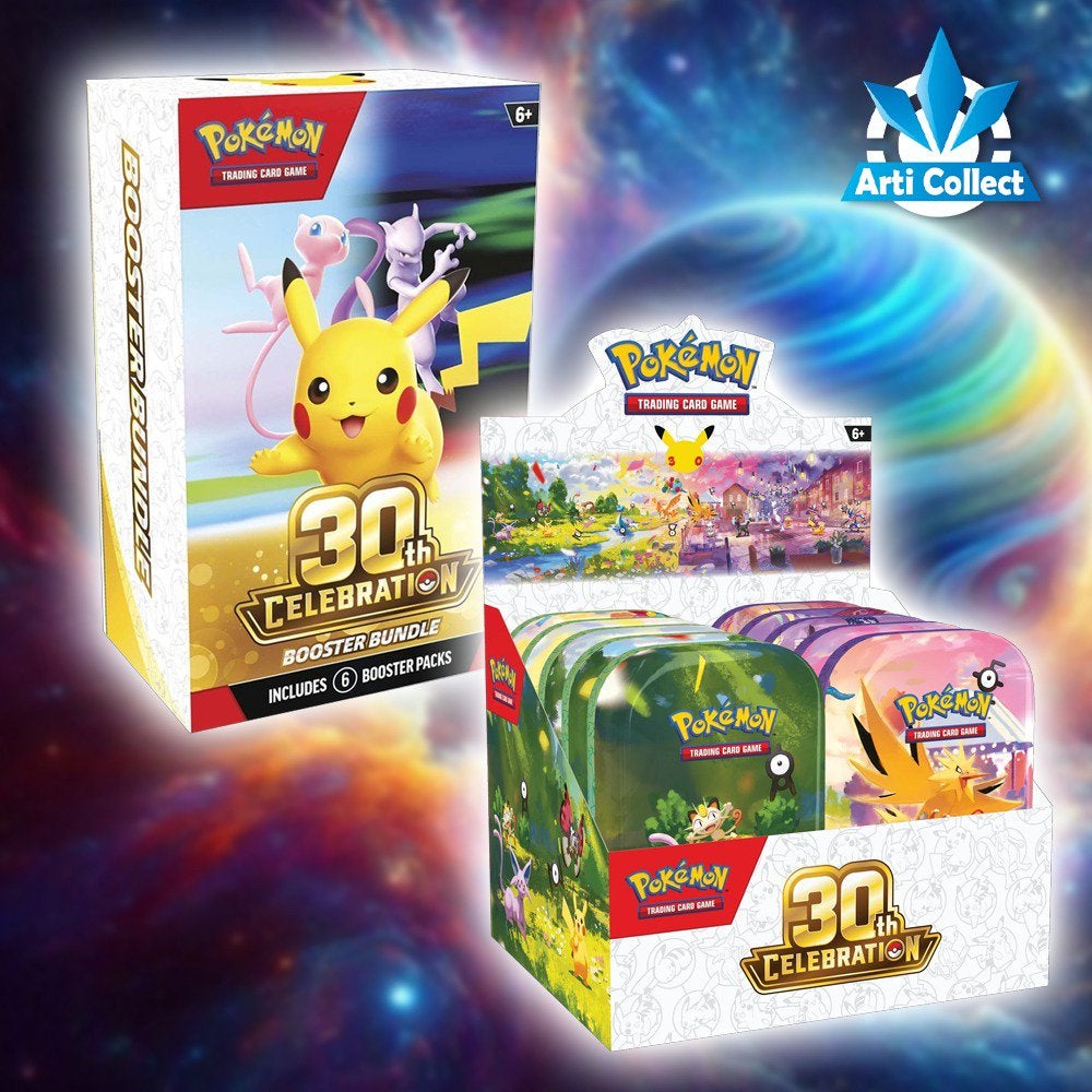 30TH Boosterbundels ! Charizard 30TH ! Mini tin Pokemon
