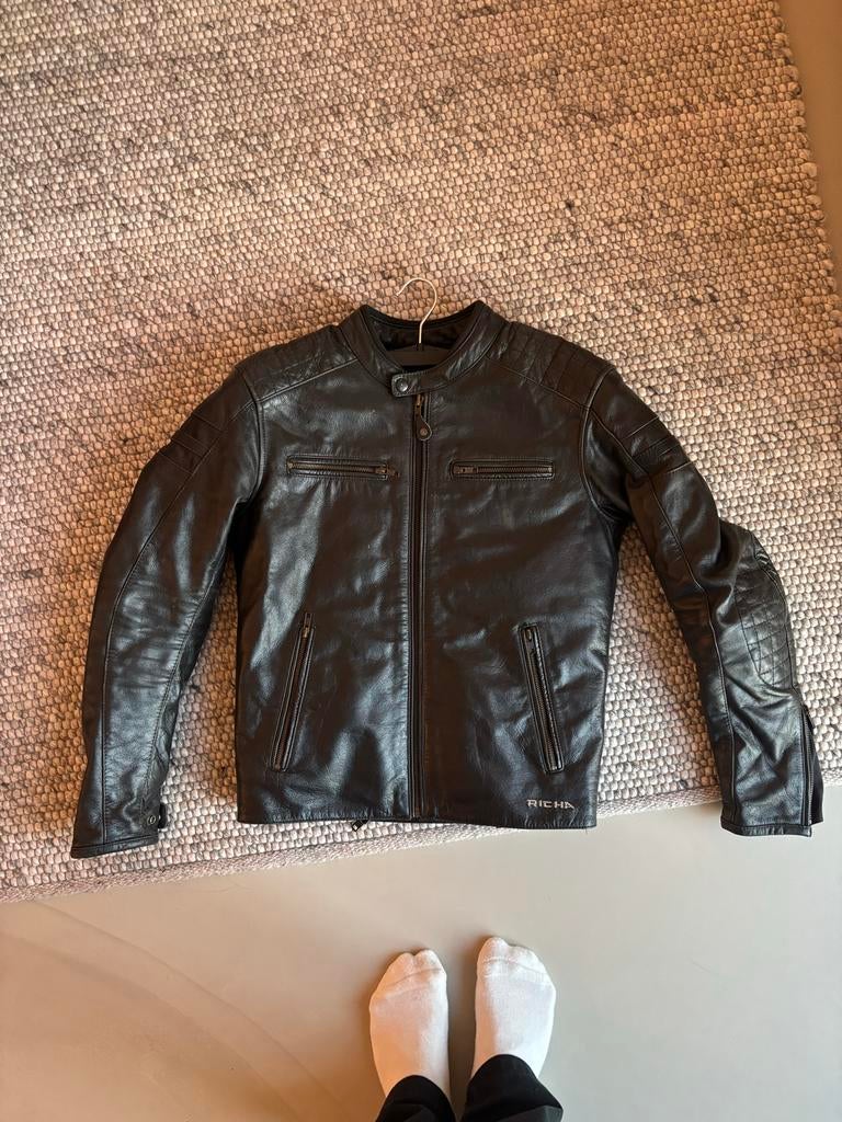 Richa leren motorjack - Goede staat, Motoren, Kleding | Motorkleding, Ophalen, Tweedehands, Heren, Jas | leer
