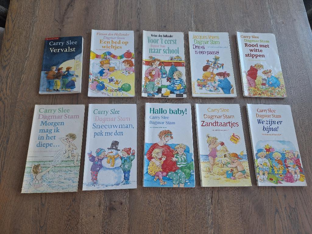 10 delige set kinderboeken Carry Slee/ Dagmar Stam, Ophalen, Gelezen, Carry slee, Fictie algemeen