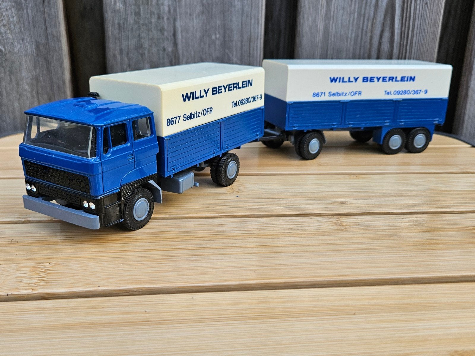 Lion Toys Daf 2800 Willy Beyerlein combi 1:50, Ophalen of Verzenden, Gebruikt, Bus of Vrachtwagen, Lion Toys