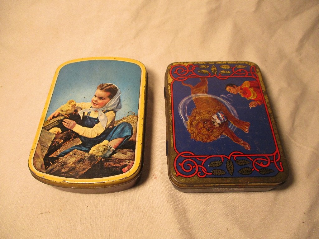 2x tabaks blikjes, Ophalen of Verzenden, Sigarenbandjes