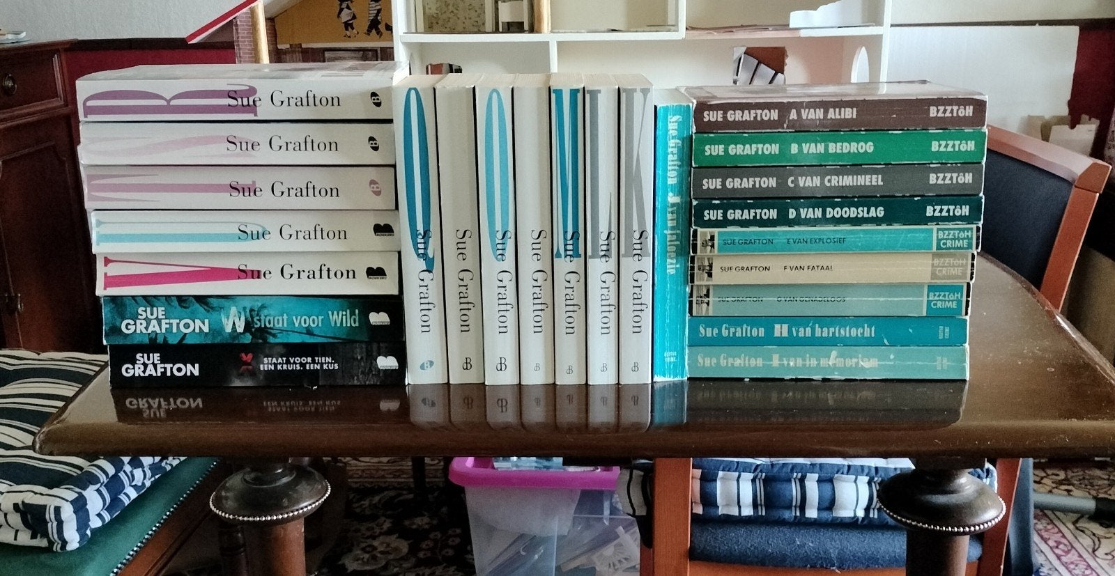 Te koop, de ABC- serie van Sue Grafton, voor €2 per deel, Boeken, Ophalen, Nieuw