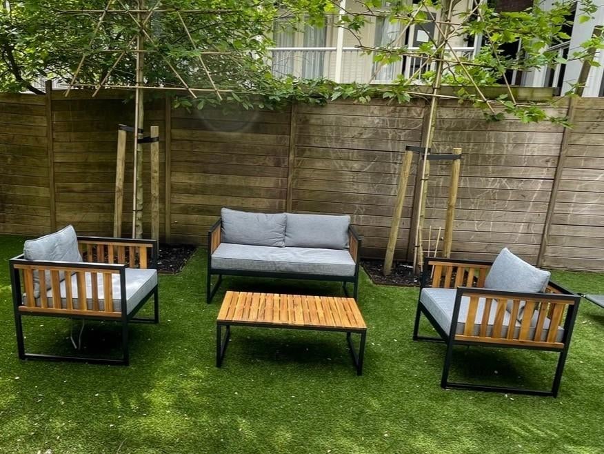 4 Piece Garden Set, Ophalen, 4 zitplaatsen, Gebruikt, Teakhout