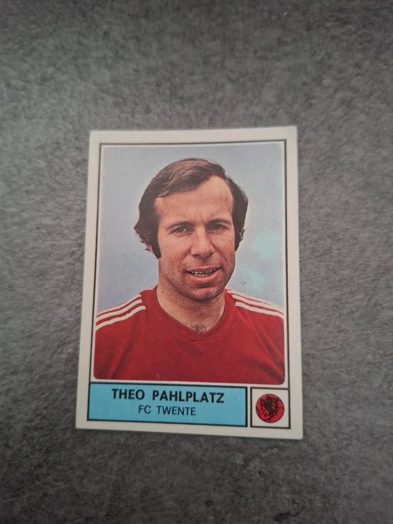 Panini sticker Voetbal 78. Spelef Theo Pahlplatz FC Twente., Verzenden, Zo goed als nieuw, Sticker