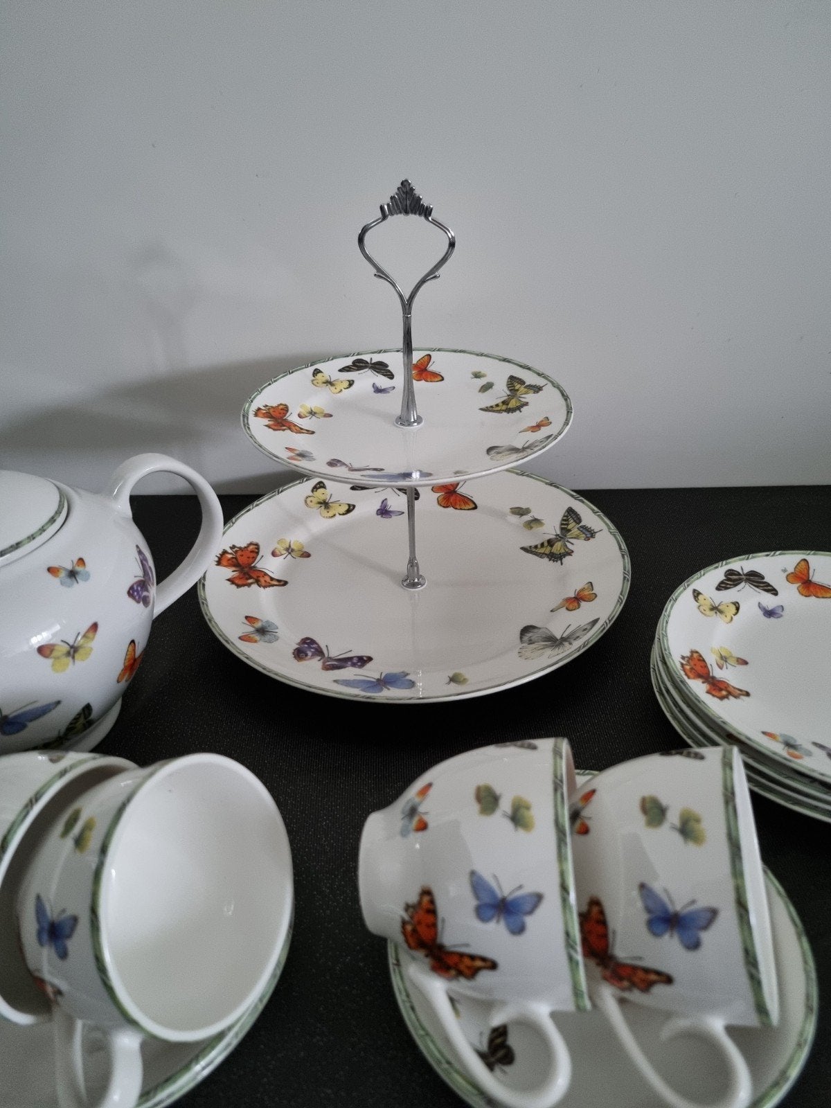 Janneke Brinkman 10 - delige  High - Tea set., Ophalen, Nieuw, Porselein, Overige stijlen