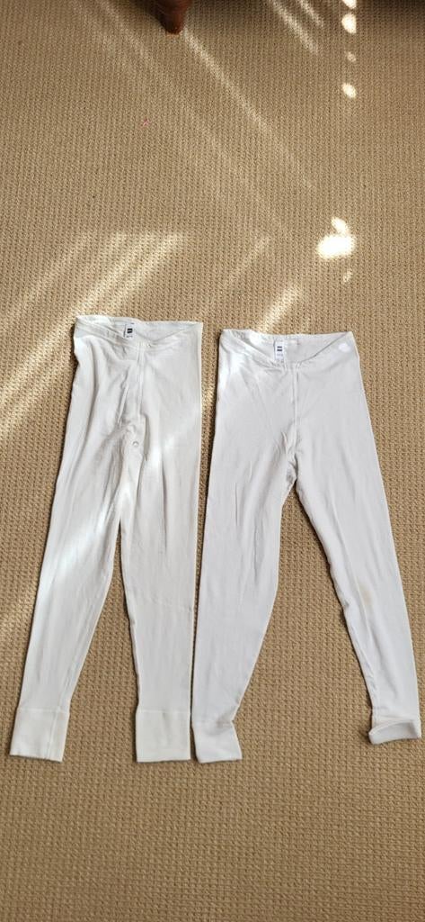 Thermobroeken, Hema, maat 134/140, wit, Nacht- of Onderkleding, Gebruikt, Jongen of Meisje, Ophalen of Verzenden