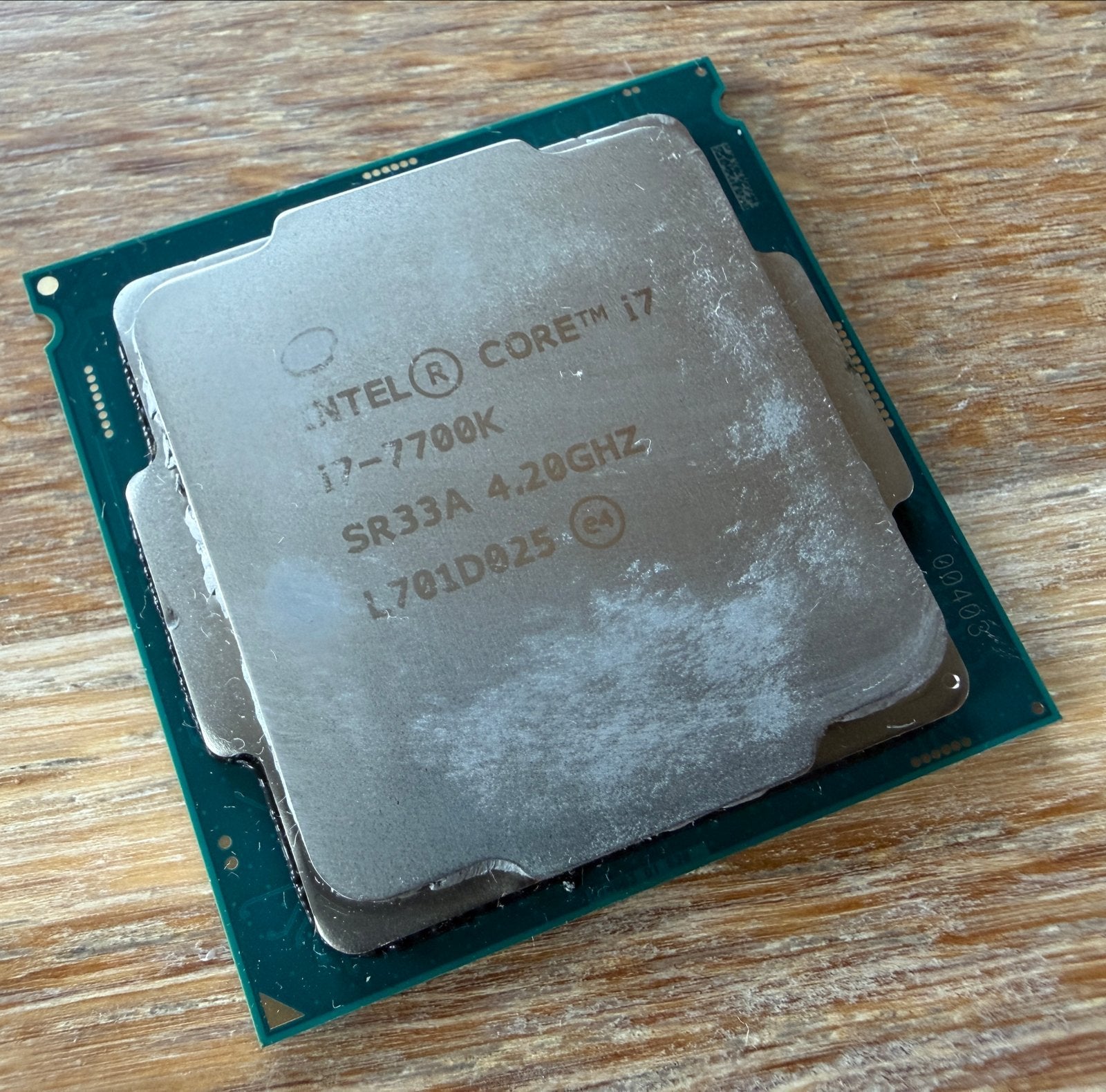 Intel Core i7-7700K Processor 4.20GHz, Computers en Software, Ophalen, Gebruikt, 4-core, 4 Ghz of meer
