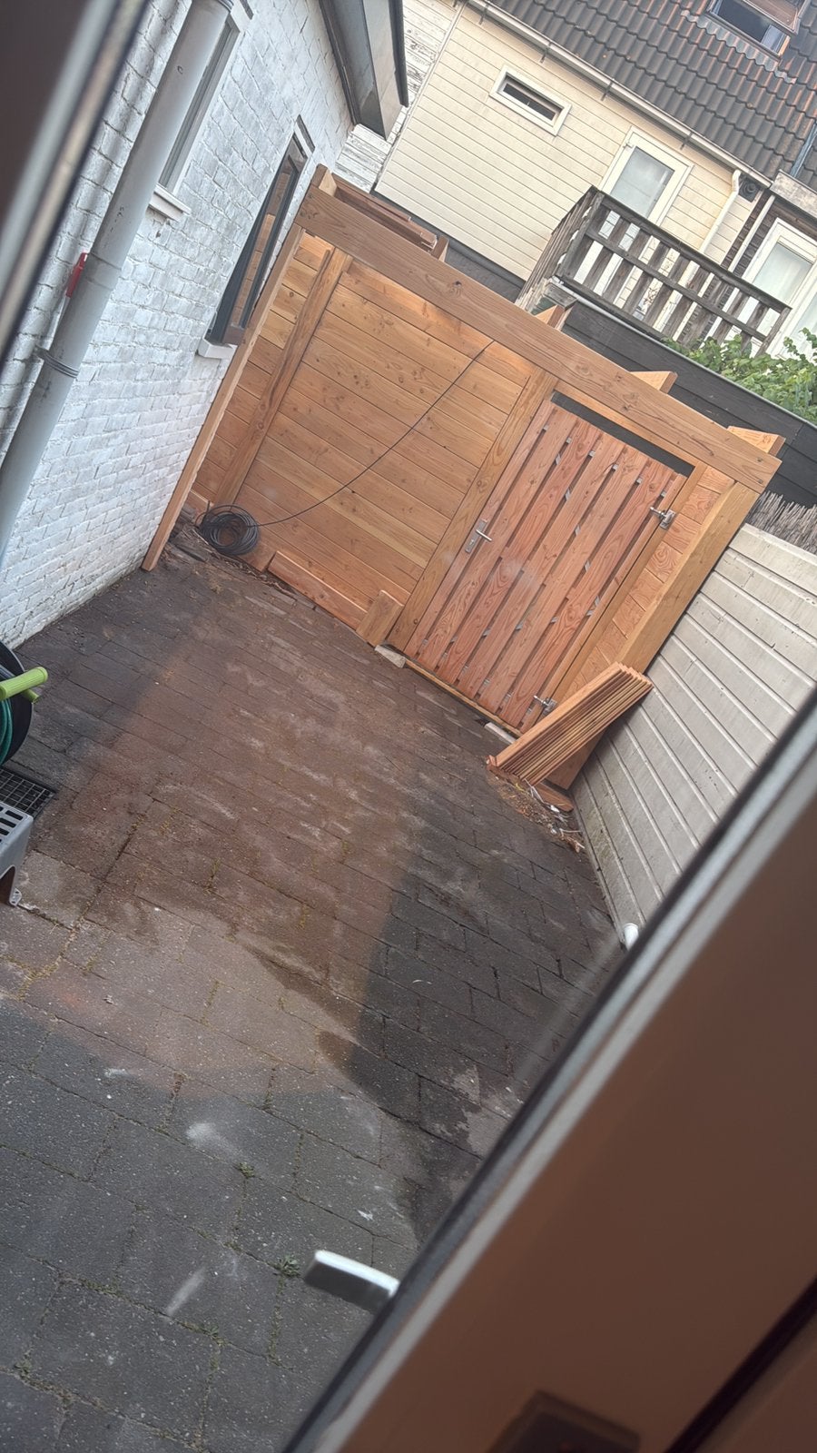 Tuin tegels (gratis afhalen), Tuin en Terras, Overkappingen, Ophalen, Zo goed als nieuw, Tuinpaviljoen