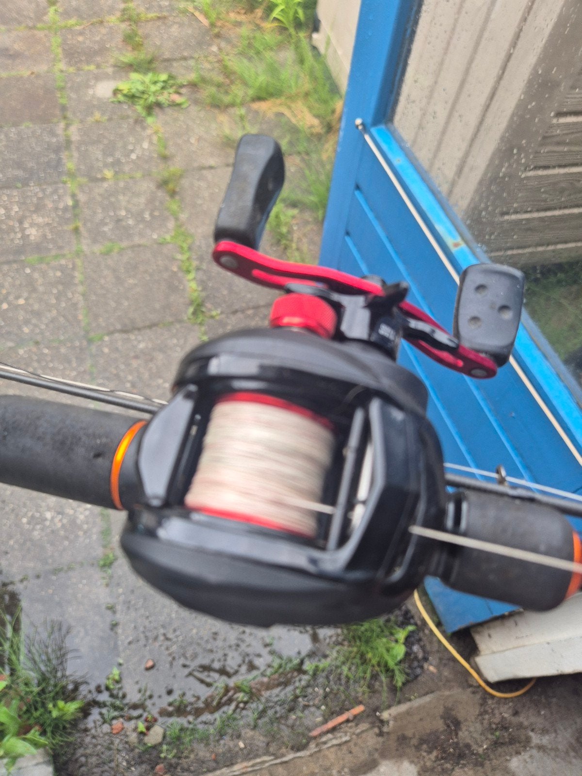 Mitchell Hengel met Baitcaster Molen - Zo goed als nieuw, Ophalen, Zo goed als nieuw, Complete hengel