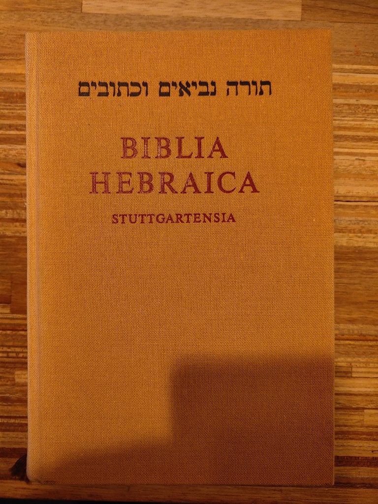 Biblia Hebraica, Ophalen of Verzenden, Zo goed als nieuw, Christendom | Protestants