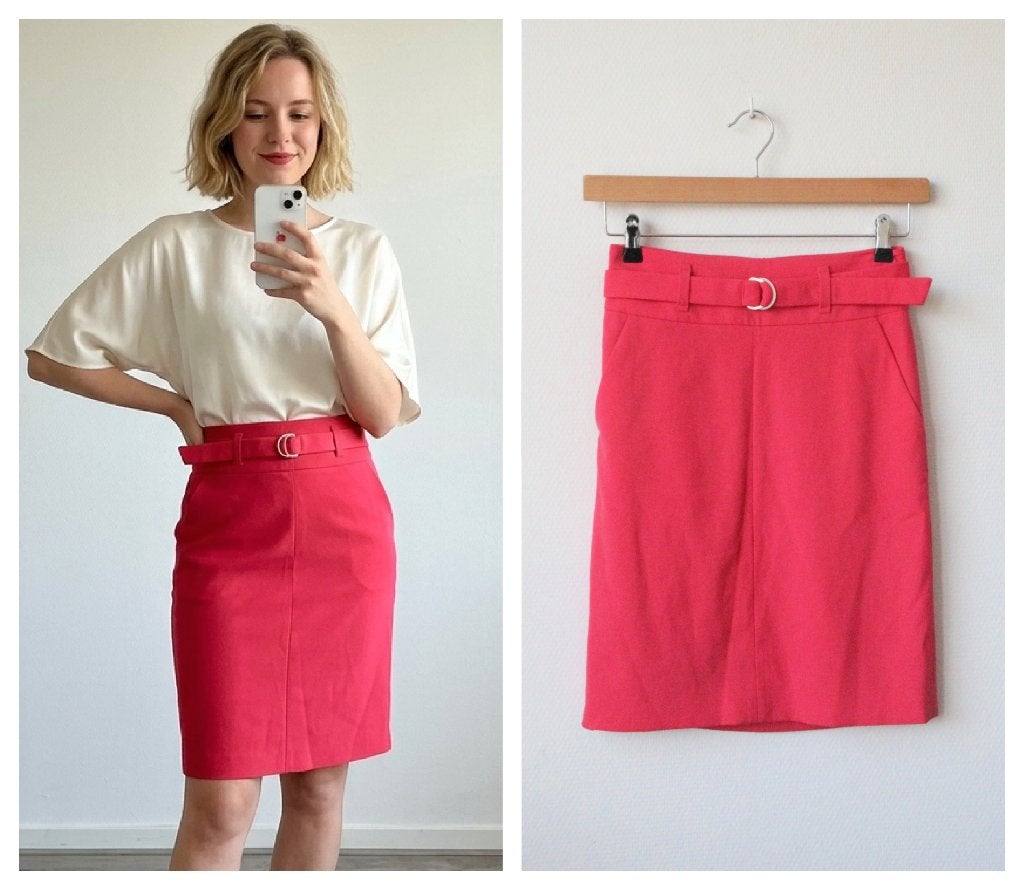 Hugo Boss - NIEUW - schitterende rok roze - maat 36, Verzenden, Nieuw, Knielengte, Roze