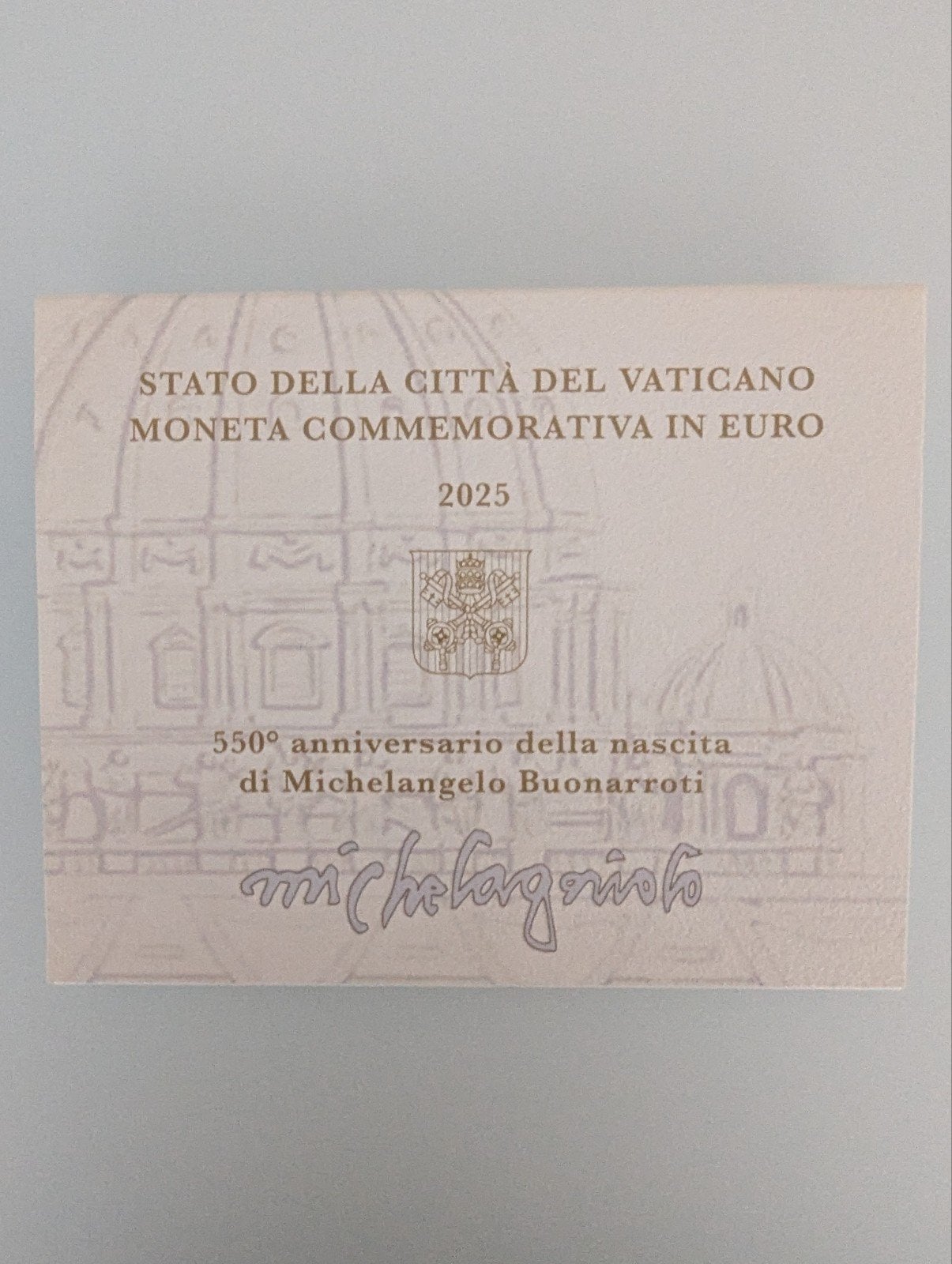 Vaticaanstad 2 Euro Michelangelo, Ophalen of Verzenden, Vaticaanstad, 2 euro, Losse munt