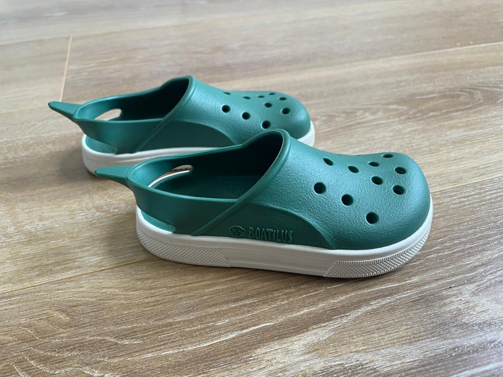 Boattilus Crocs Groen Maat 22/23 - Zo goed als nieuw, Ophalen of Verzenden, Zo goed als nieuw, Jongen of Meisje, Schoenen