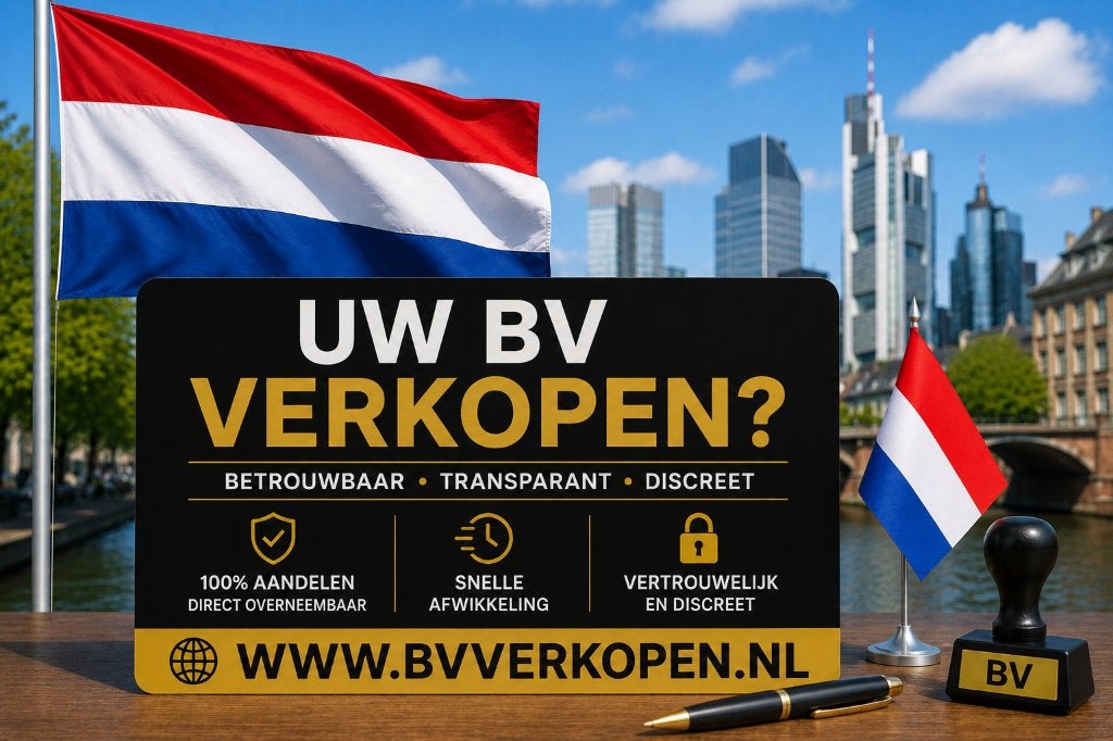 U heeft een BV en wilt deze snel en discreet verkopen ?