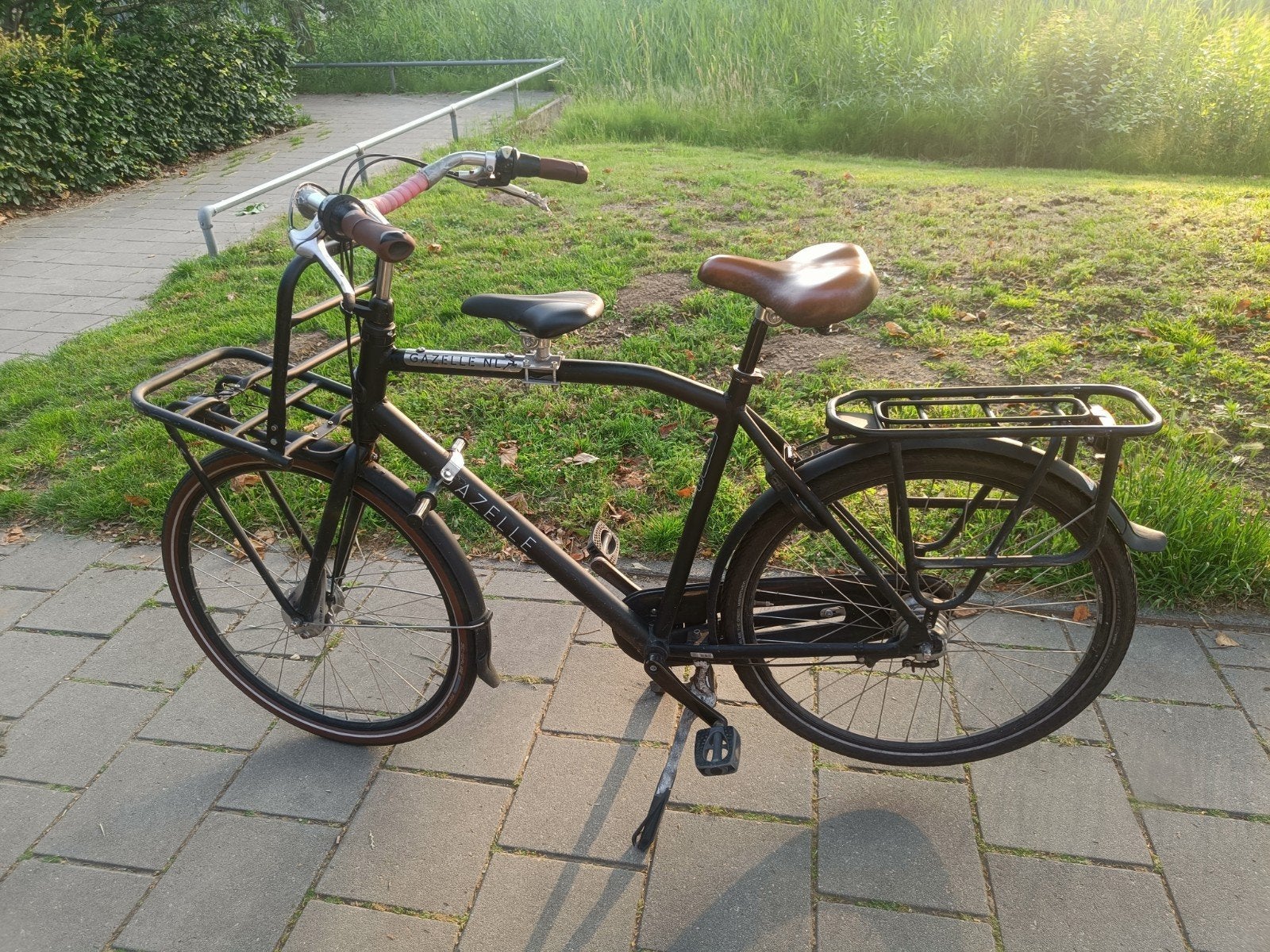 Gazelle Heavy Duty fiets, framehoogte 59, Fietsen en Brommers, Fietsen | Heren | Herenfietsen, Ophalen, Gebruikt, Versnellingen