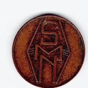 23-1896 Boordgeld SMN 5 cent, Ophalen of Verzenden, Overige materialen, Nederland