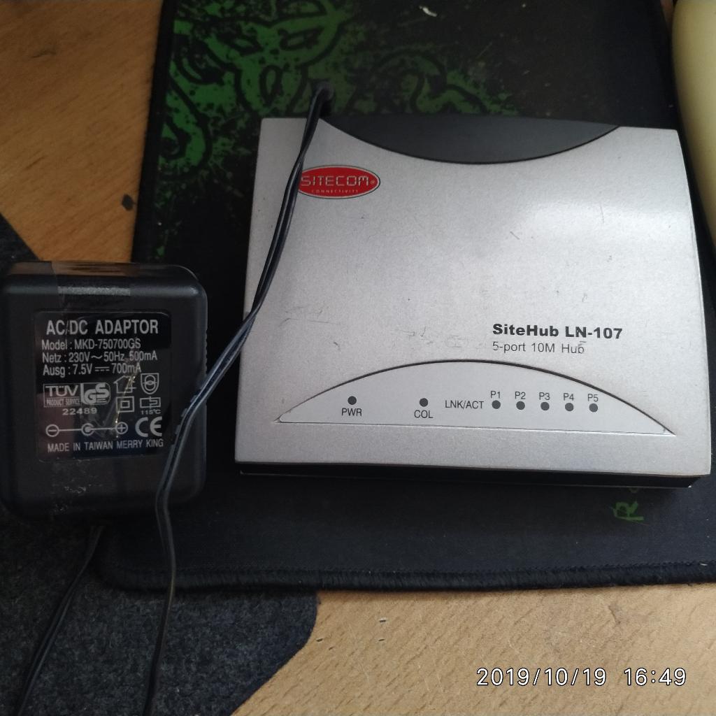 Siticom SiteHub LN-107 5 poort, Ophalen of Verzenden, Gebruikt