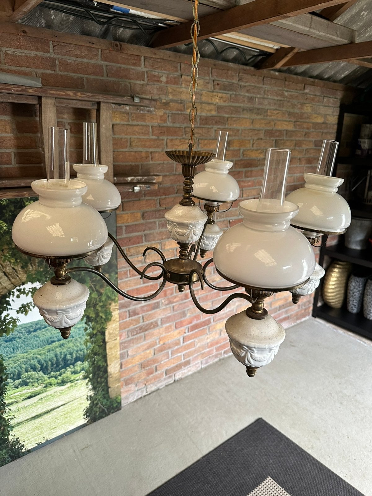 Hanglamp, Ophalen
