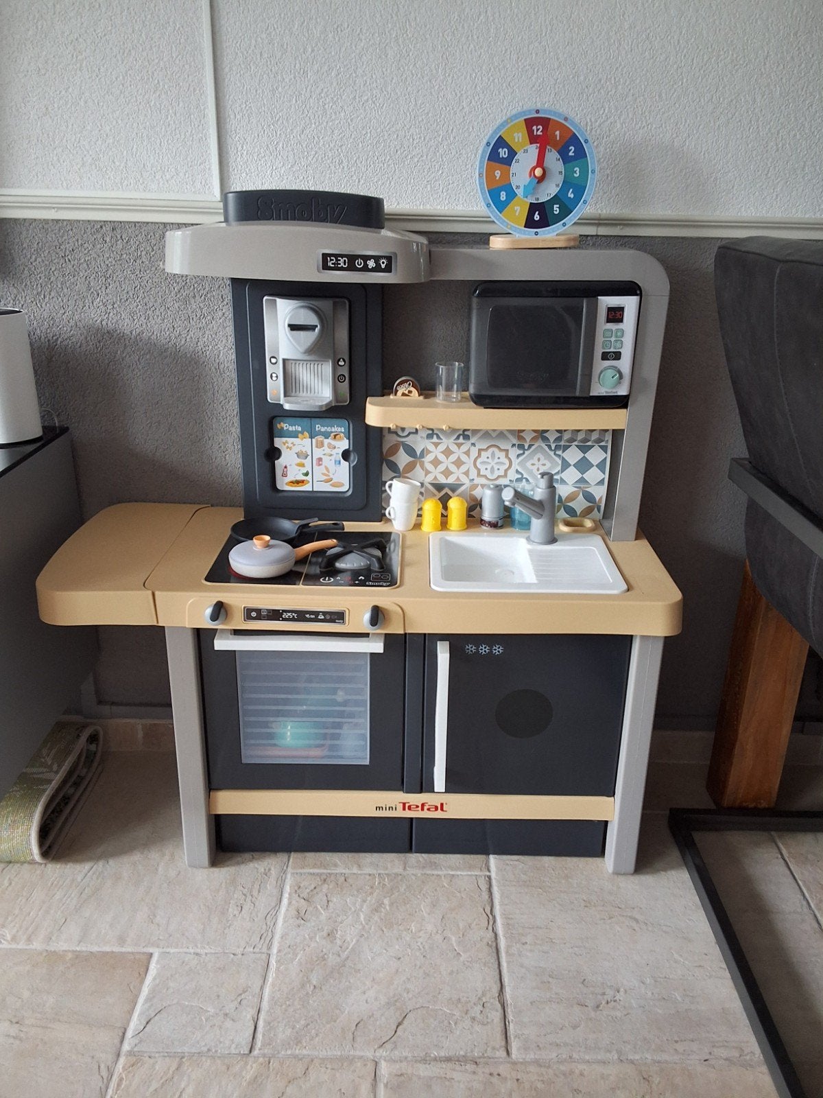 Grote speelgoedkeuken set met accessoires en eten, Ophalen, Jongen of Meisje