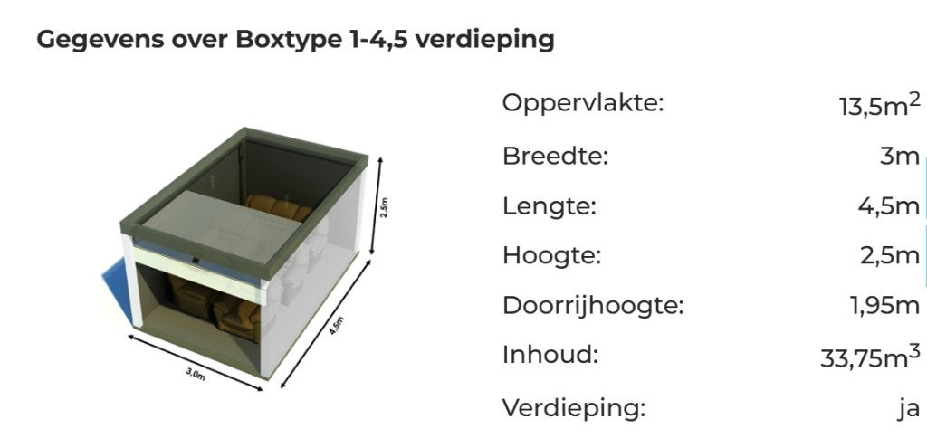 Garagebox 13,5 m2 | Den Helder | bieden | 19.000, Huizen en Kamers, Noord-Holland