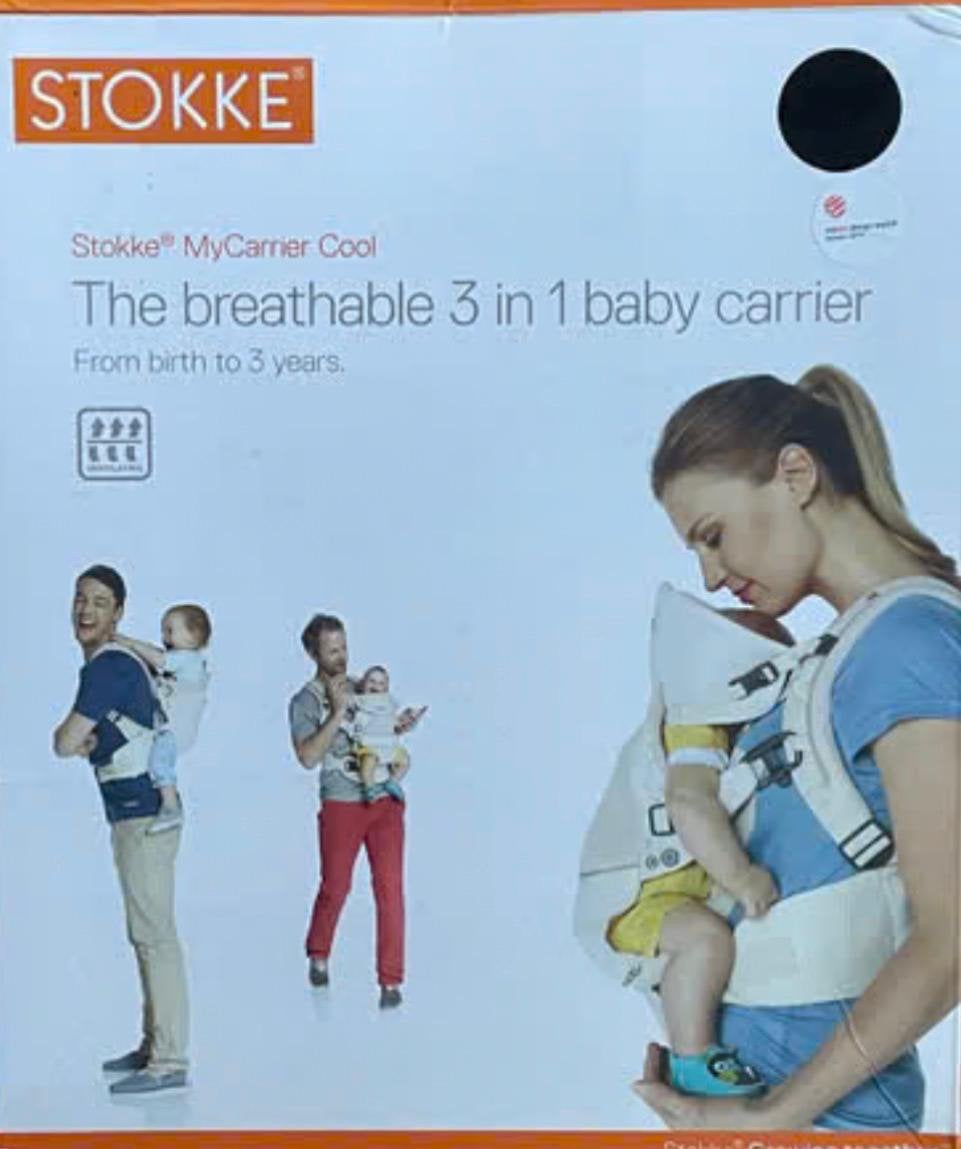 Stokke MyCarrier Cool, Buik of Rug, Zo goed als nieuw, Draagzak, Ophalen