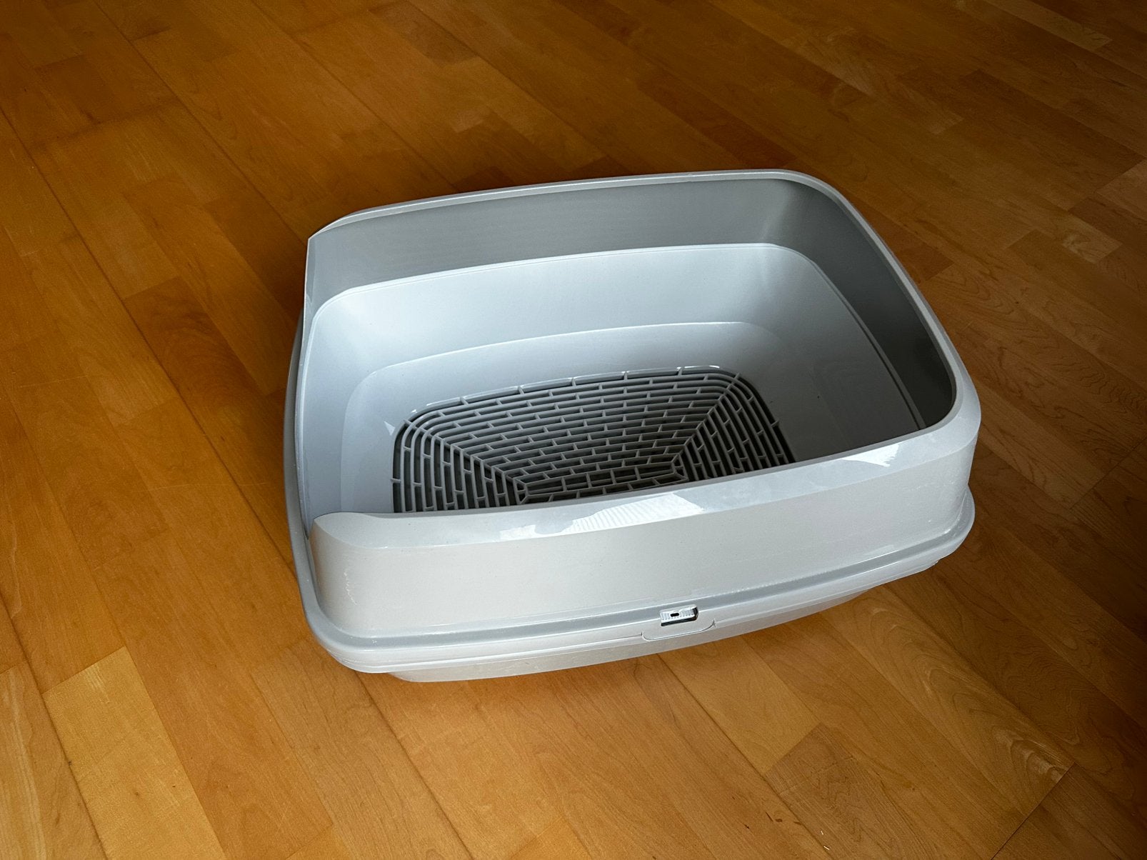 Kattenbak met zeef - Lift to Sift, Dieren en Toebehoren, Kattenbakken, Ophalen of Verzenden, Zo goed als nieuw, Open