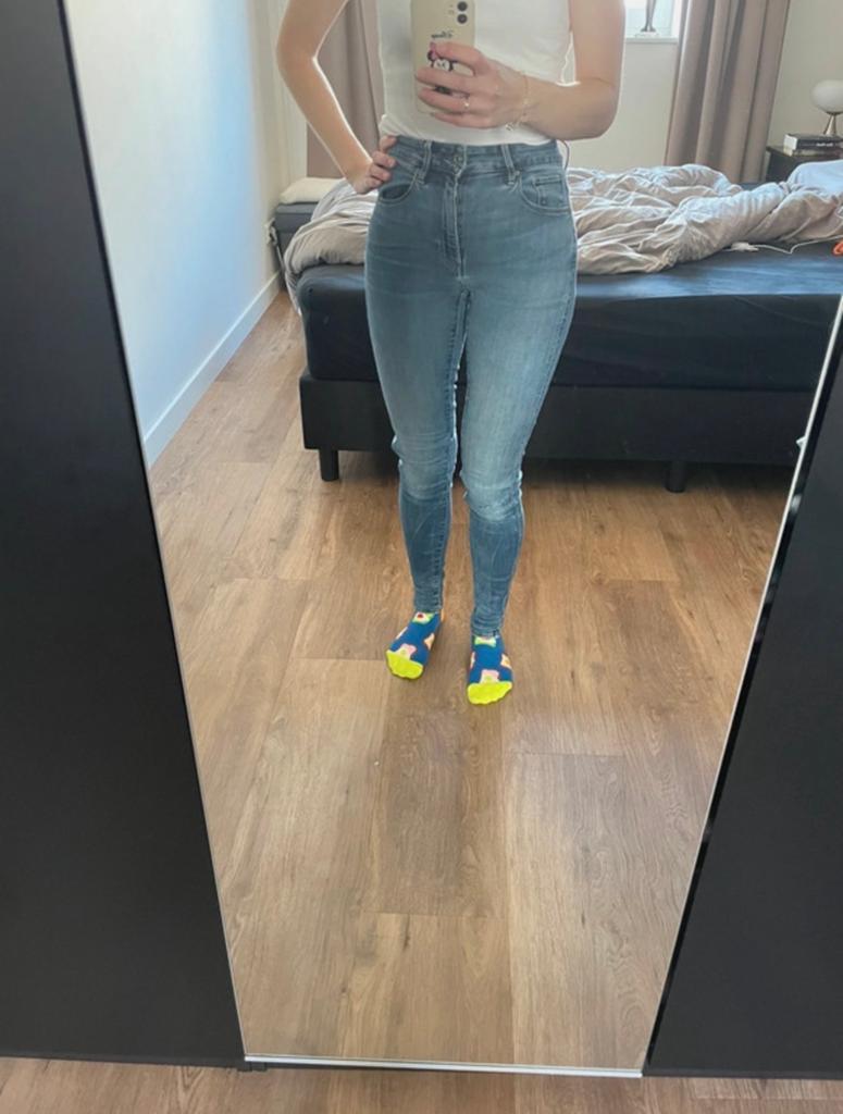 G-Star RAW skinny jeans XS, Ophalen of Verzenden, Gedragen, Blauw, W27 (confectie 34) of kleiner