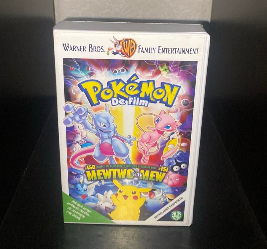 Videoband • Pokémon de film mewto tegen mew, Ophalen of Verzenden, Zo goed als nieuw