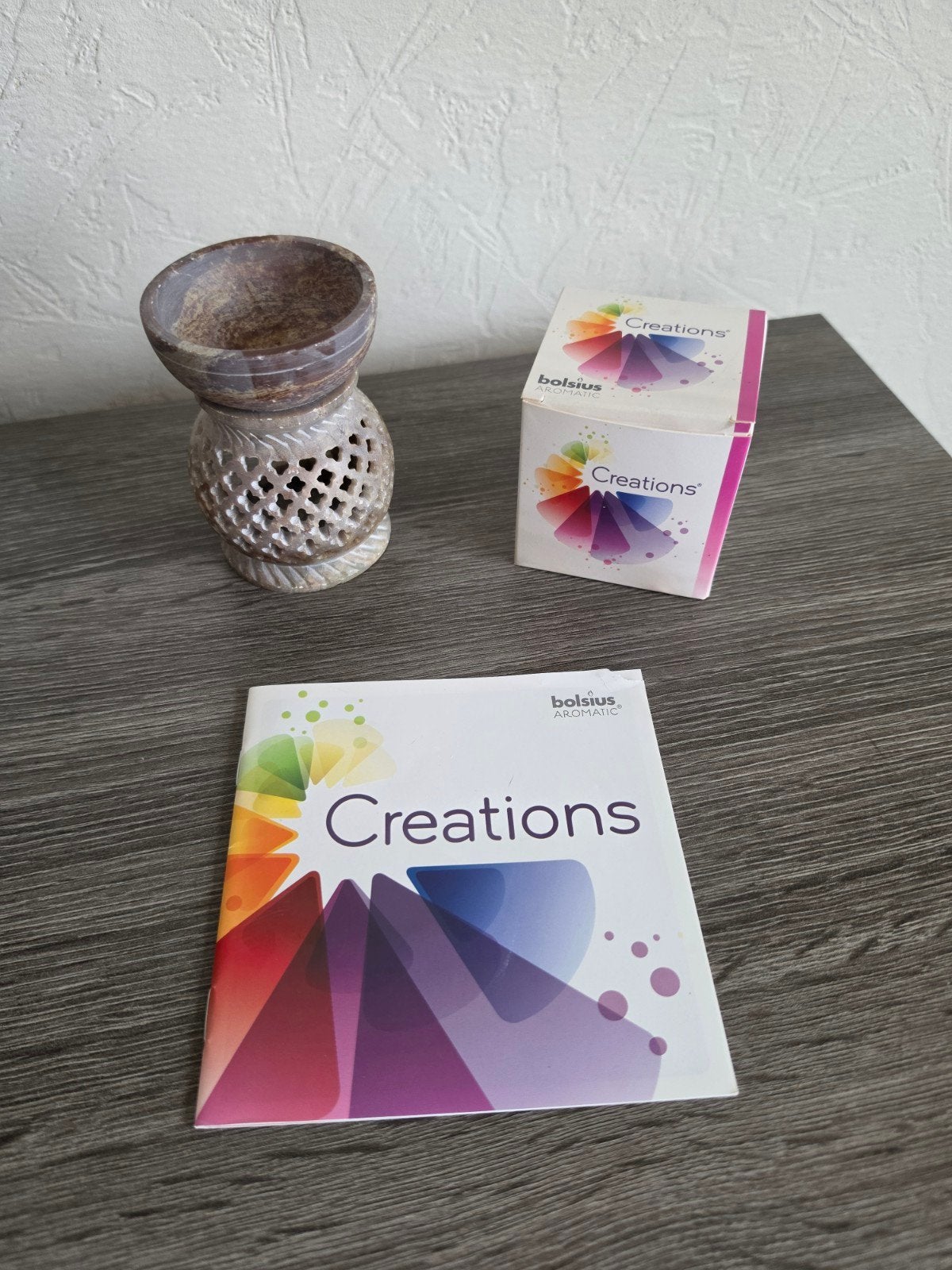 Geurbrander met Bolsius Creations geurblokjes, Ophalen of Verzenden, Zo goed als nieuw