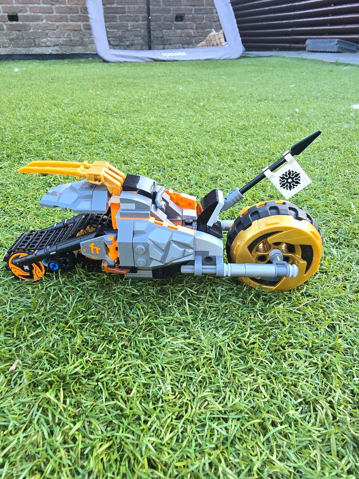 Lego ninjago motor 70672, Lego, Zo goed als nieuw, Inclusief minifiguren, Ophalen of Verzenden