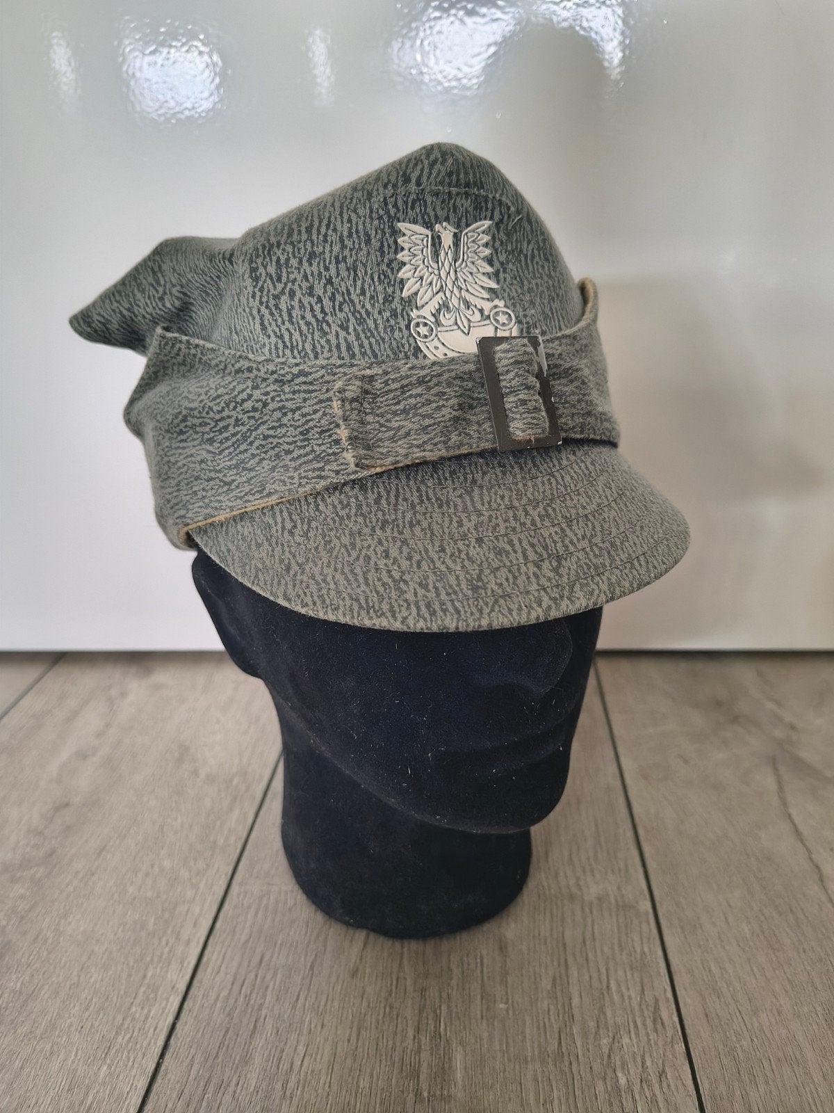Poolse Wz68 veldpet, Ophalen of Verzenden, Landmacht, Overige gebieden, Helm of Baret